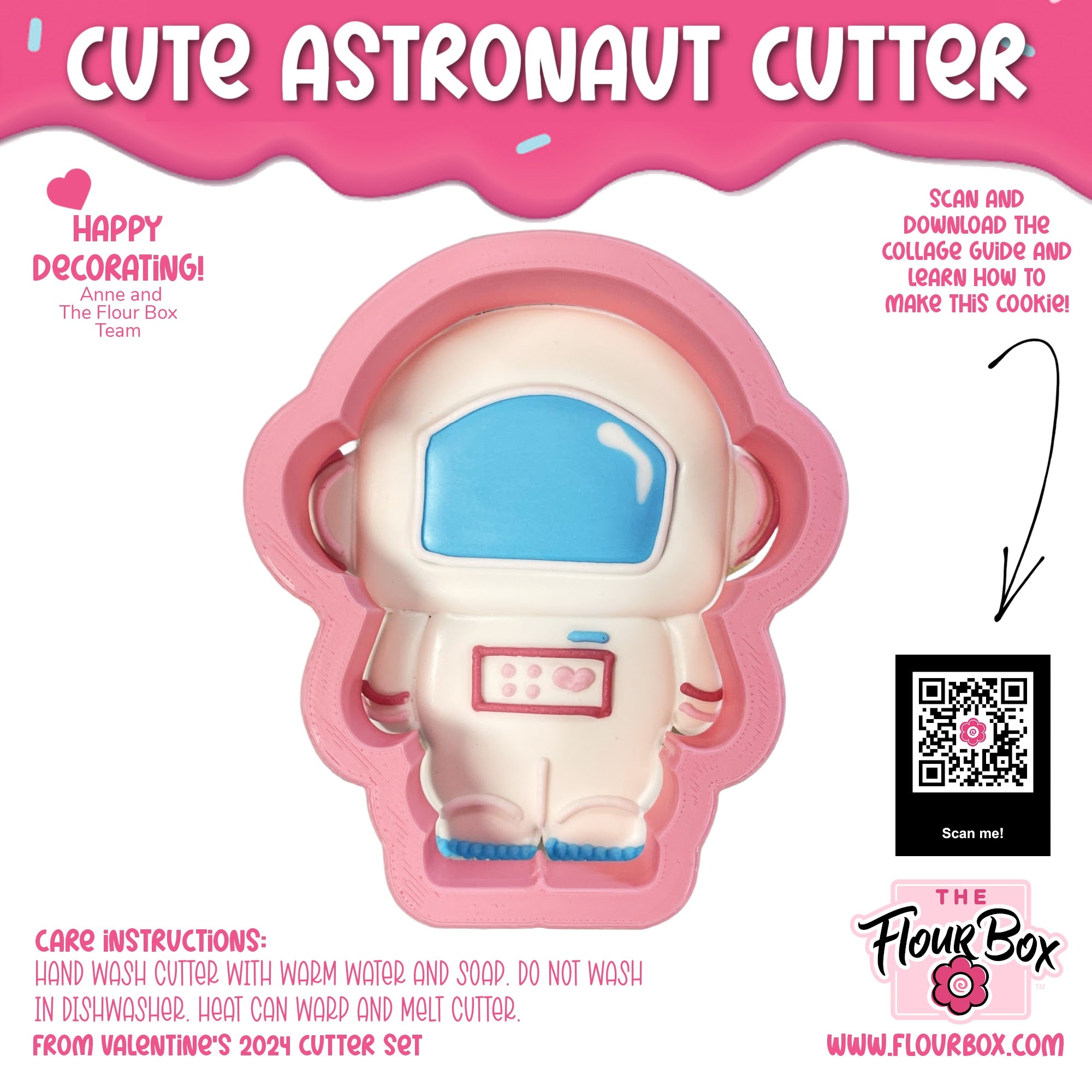 Cute Astronaut Cookie Cutter