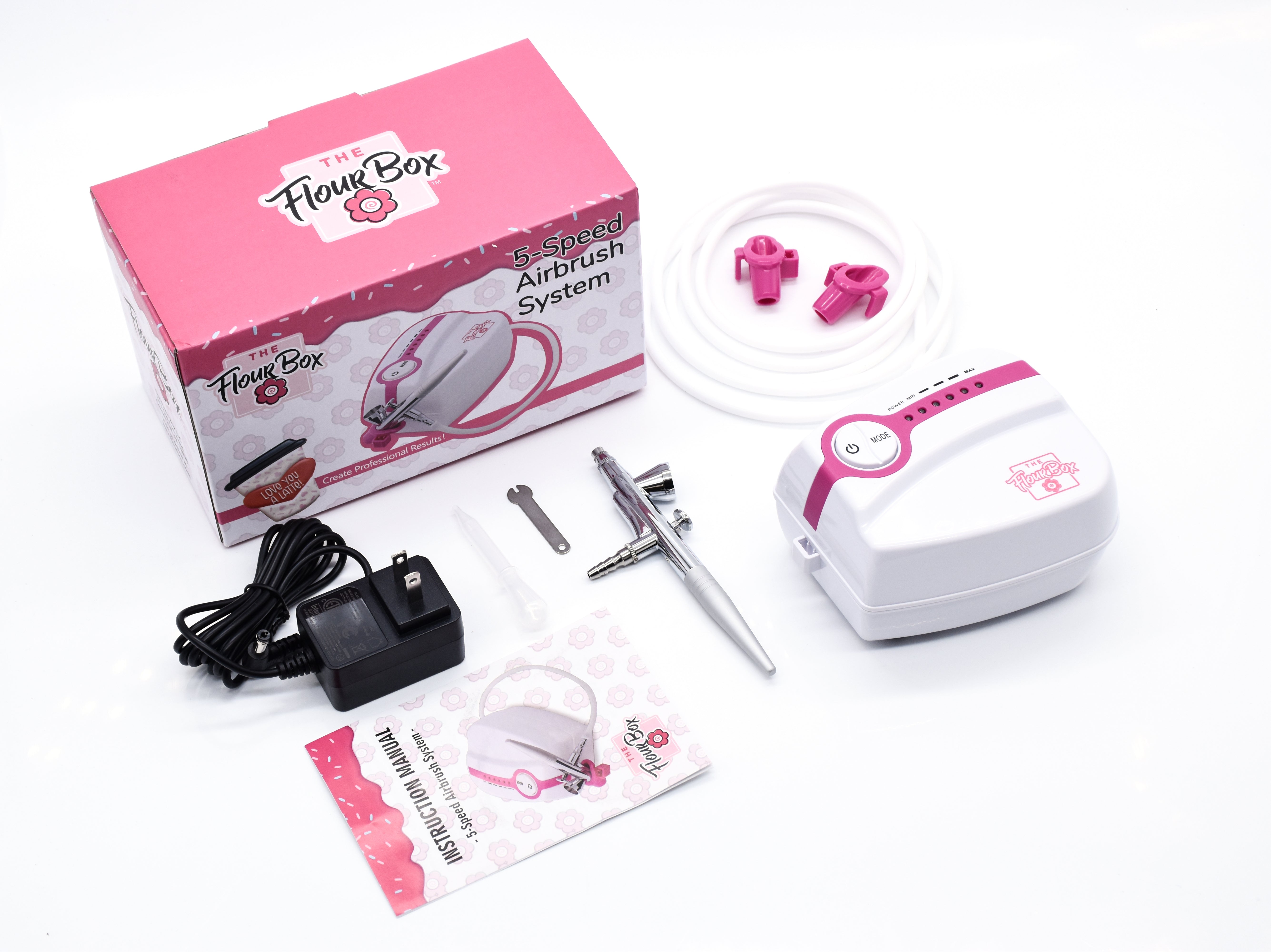 5-Speed Flour Box Airbrush System