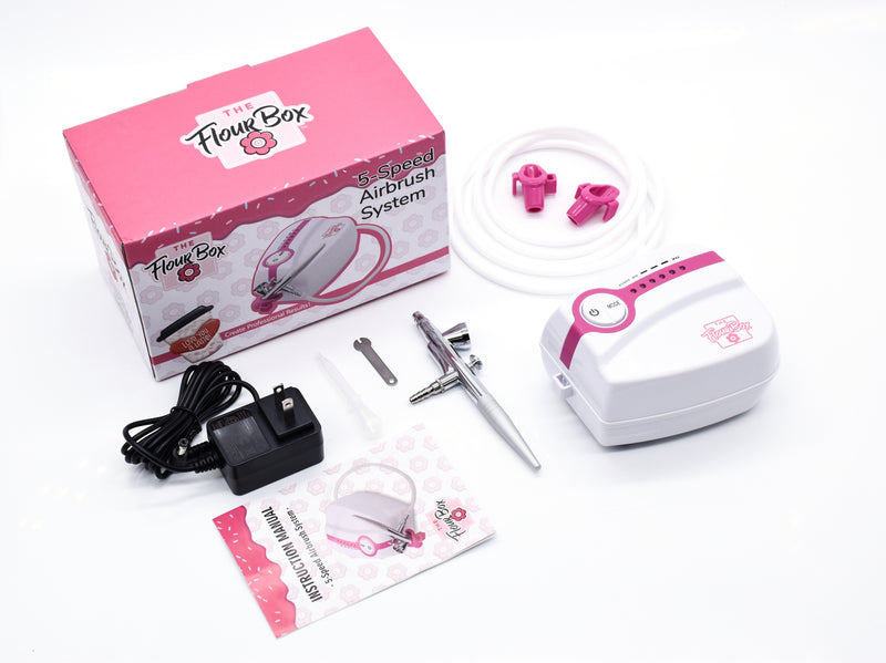 5-Speed Flour Box Airbrush System