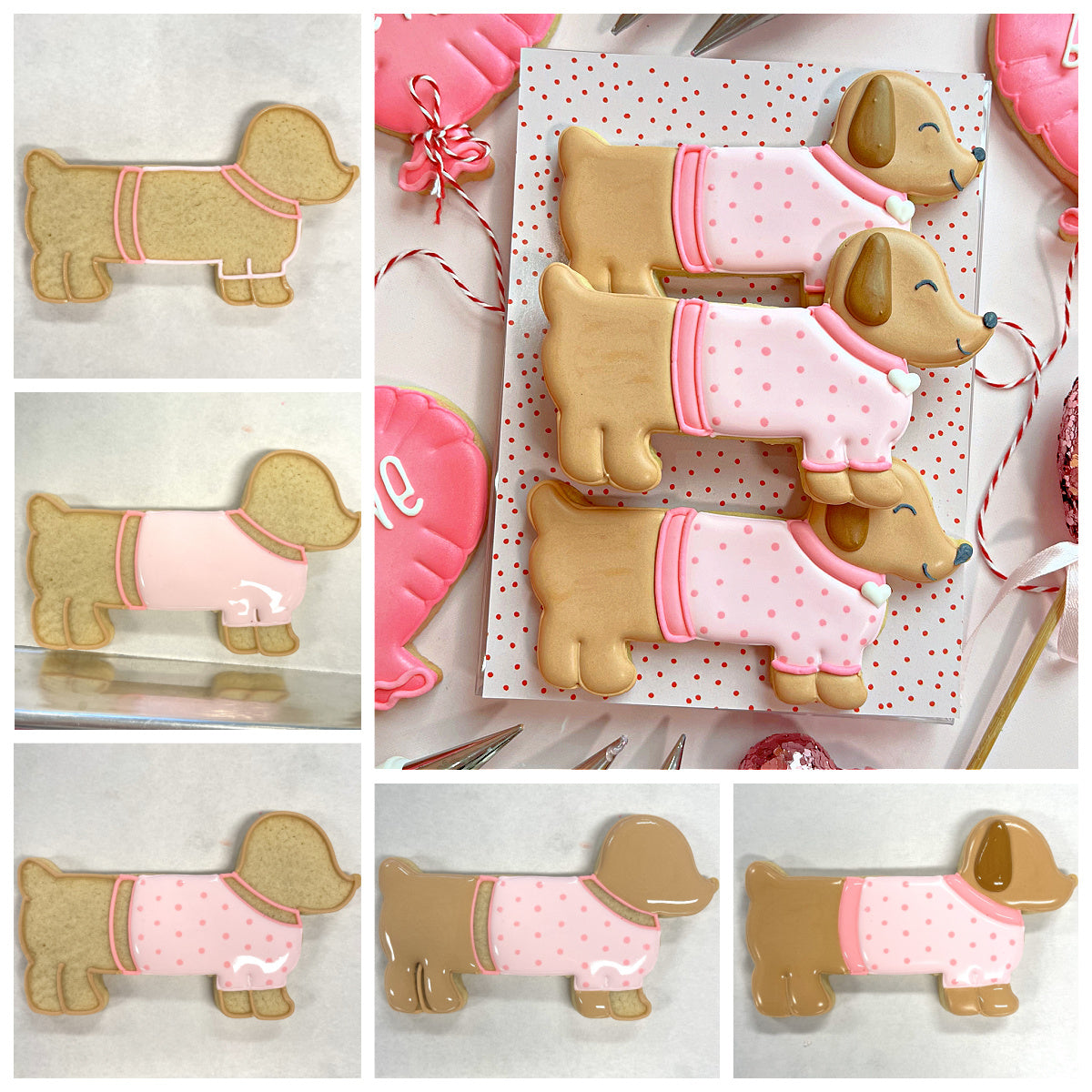 Dachshund Valentine Cookie Cutter BUNDLE