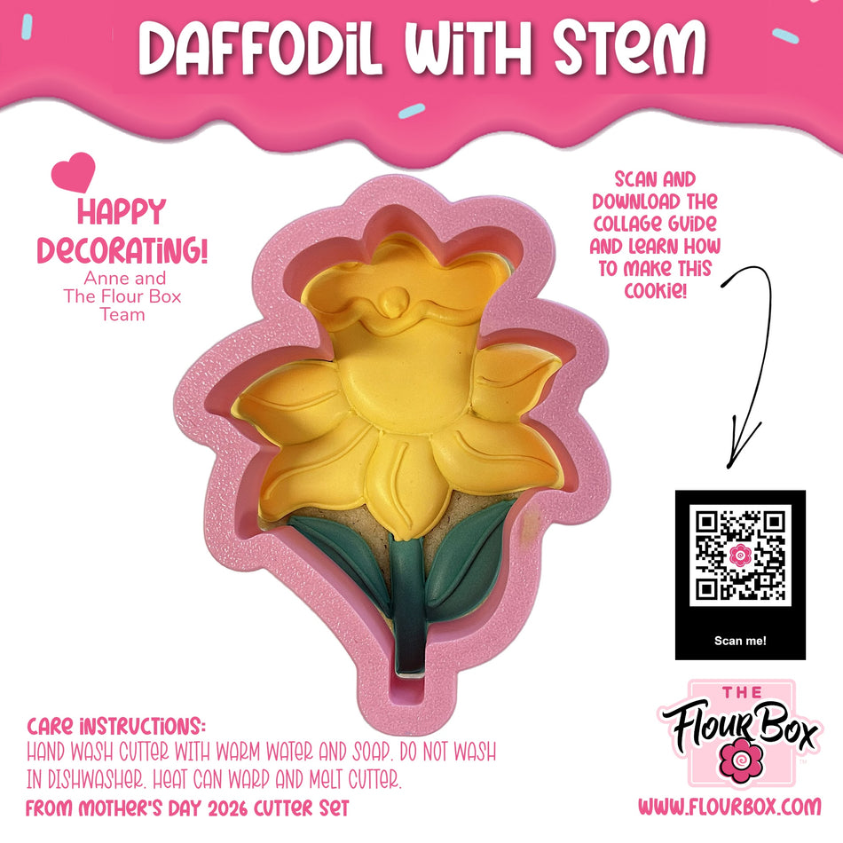 Daffodil with Stem Cookie Cutter