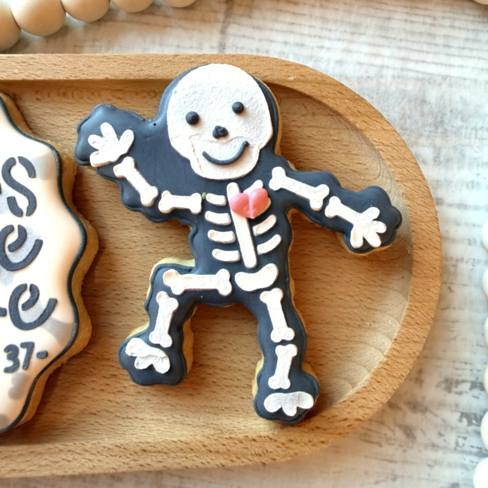 Dancing Skeleton Cookie Cutter and Stencil Set