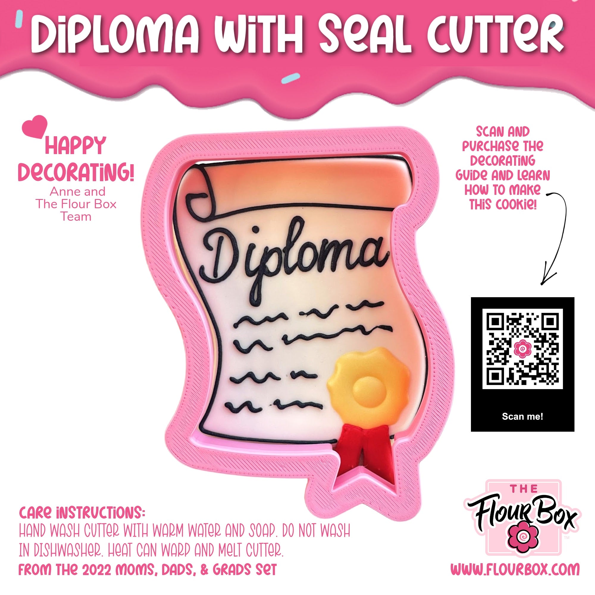 Diploma with Seal Cookie Cutter