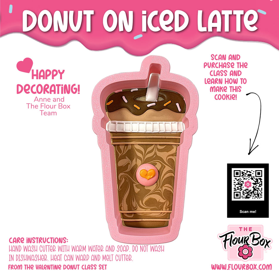 Donut on Iced Latte Cookie Cutter