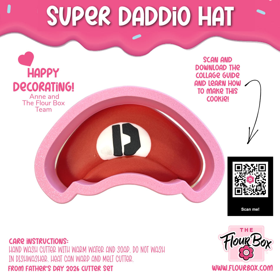 Super Daddio Hat Cookie Cutter
