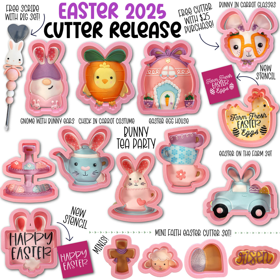 Easter 2025 Cookie Cutter Set - Image 1 of 16