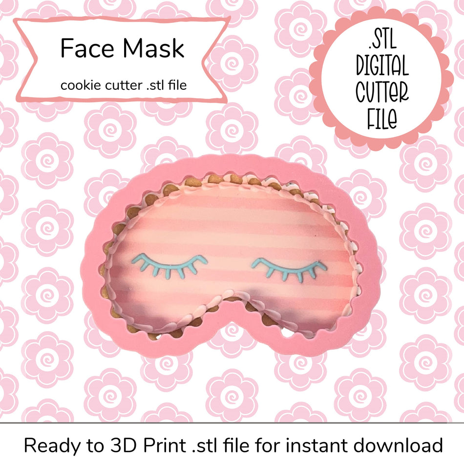 Face Mask Cutter STL File (digital file)