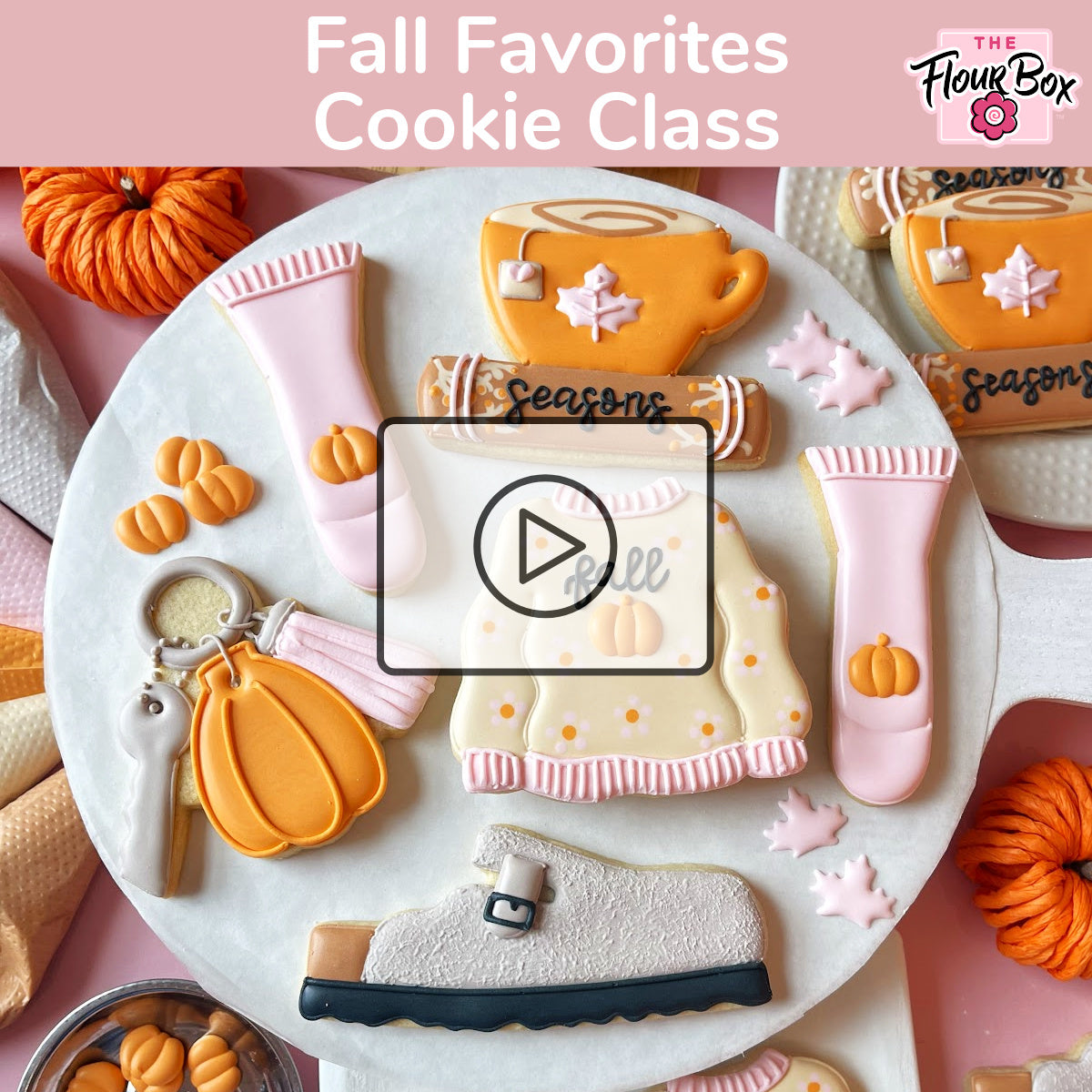 Fall Favorites Decorating Online Class Recording with Optional Kit