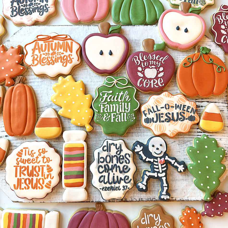 Fall Faith 6pc Stencil Bundle
