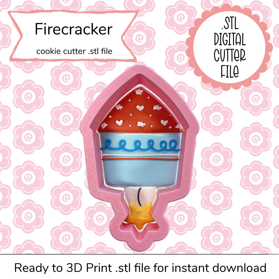 Firecracker Cutter STL File (digital file)