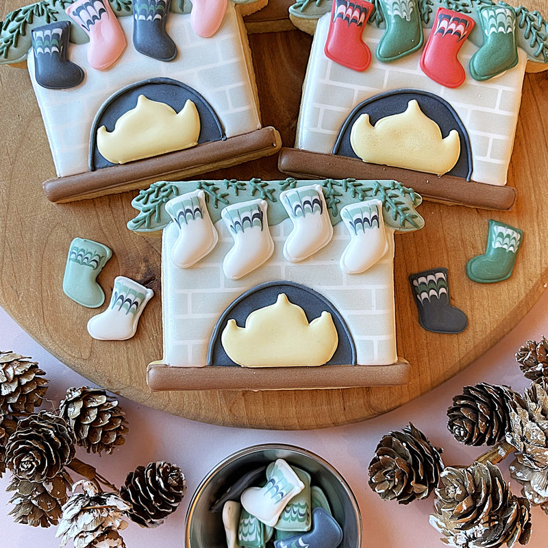 Fireplace Flour Box Club Cookie Cutter