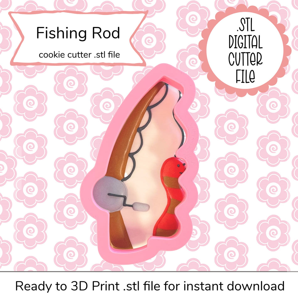 Fishing Rod Cutter STL File (digital file)