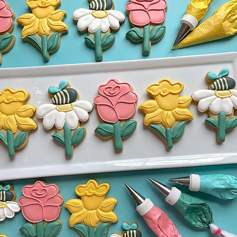 Flower Cookie Cutter Bundle (3 cutters)