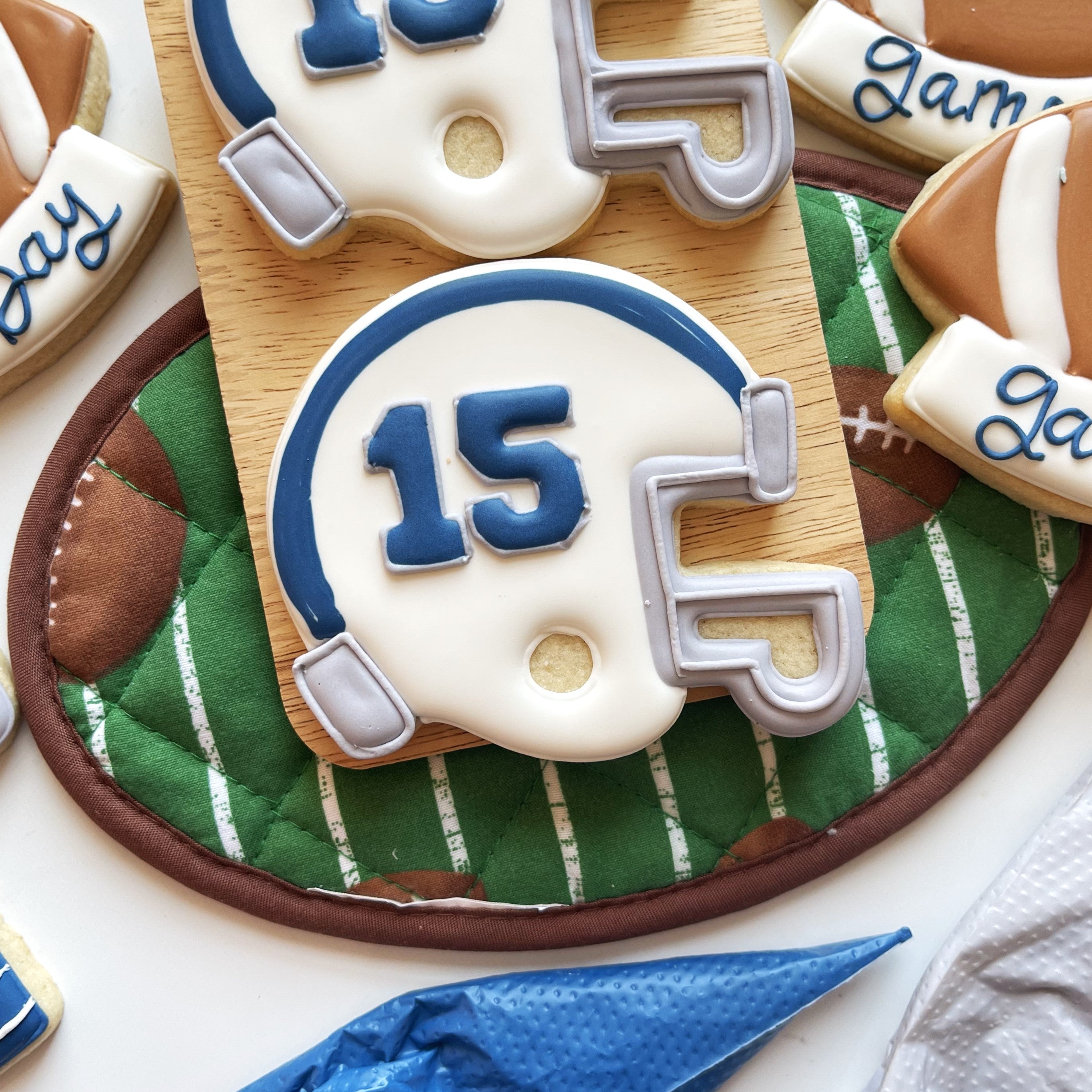 Football Helmet Cookie Cutter β The Flour Box