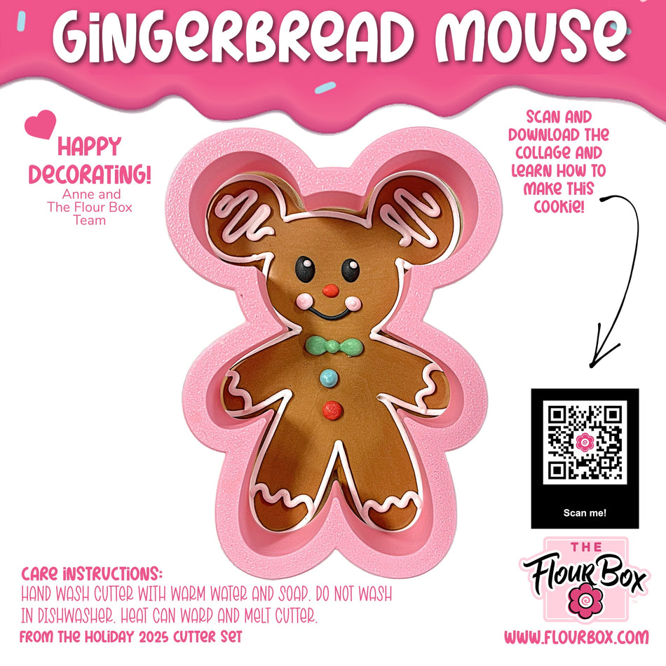 Gingerbread Mouse Cookie Cutter