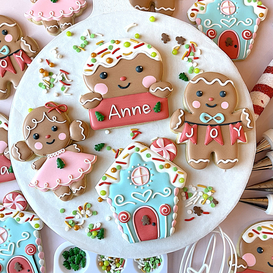 Christmas Gingerbread Decorating Online Class with Optional Kit