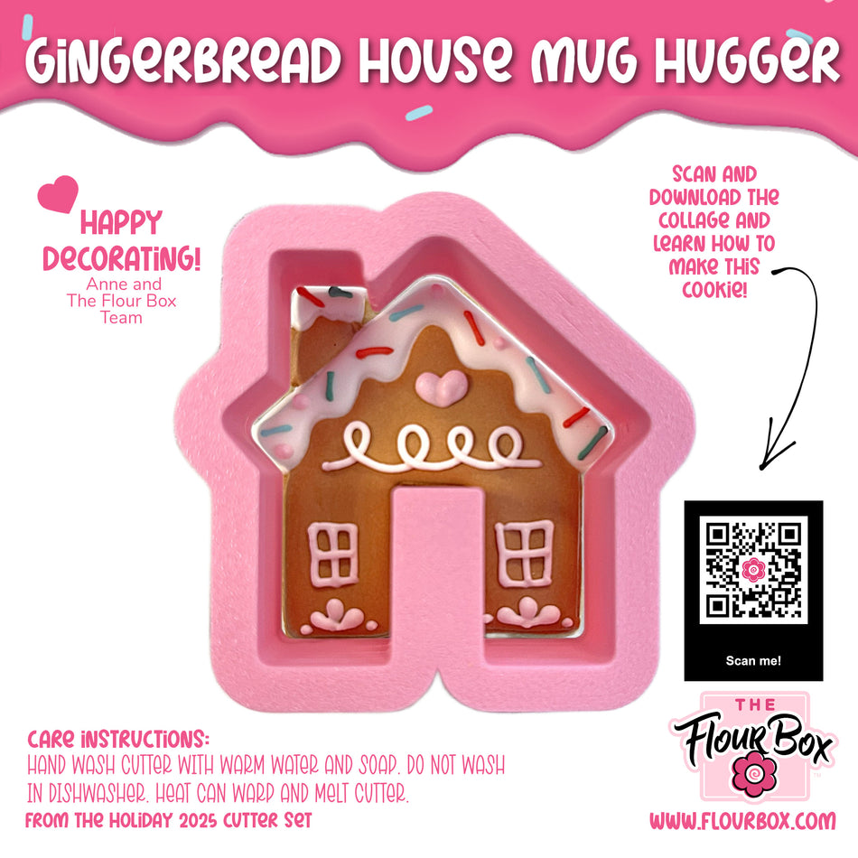 Mini Gingerbread House Mug Hugger Cookie Cutter