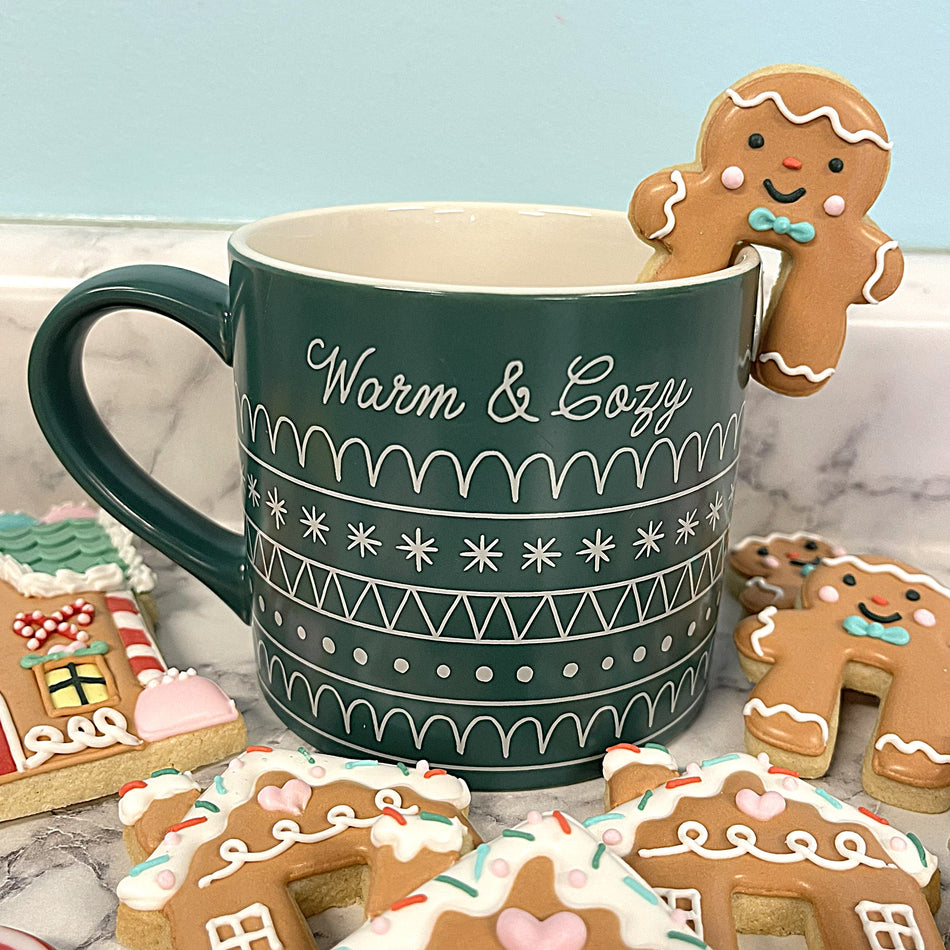 Mini Gingerbread Man Mug Hugger  Cookie Cutter