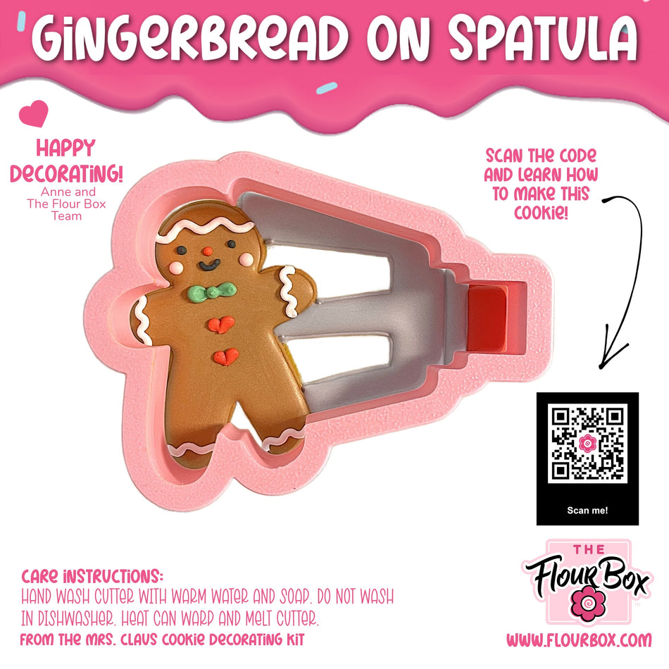 Gingerbread on Spatula  Cookie Cutter