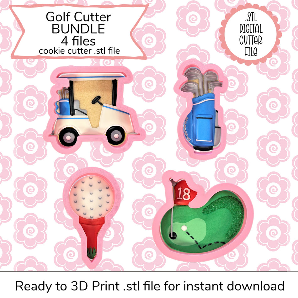 Golf Cookie Decorating Class Recording with Optional Kit