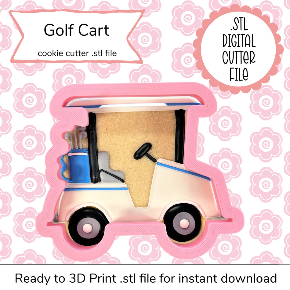 Golf Cart STL Cutter File (digital file)