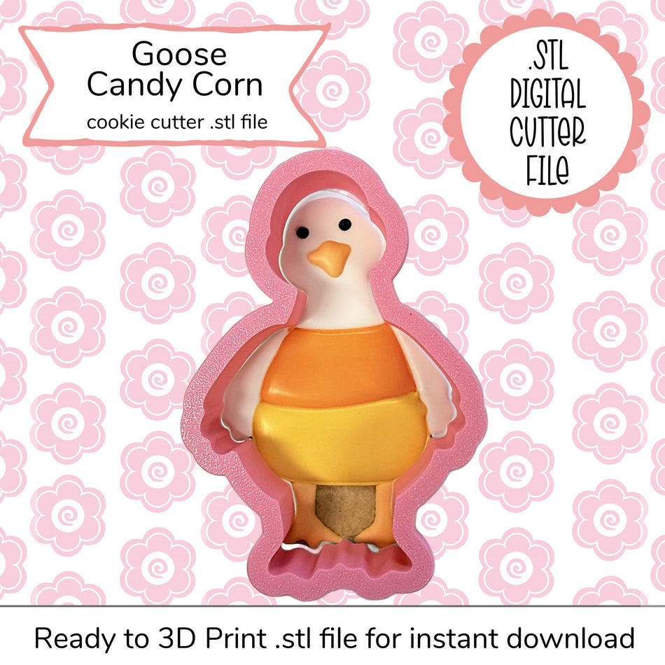 Goose Candy Corn Cutter STL File (digital file)