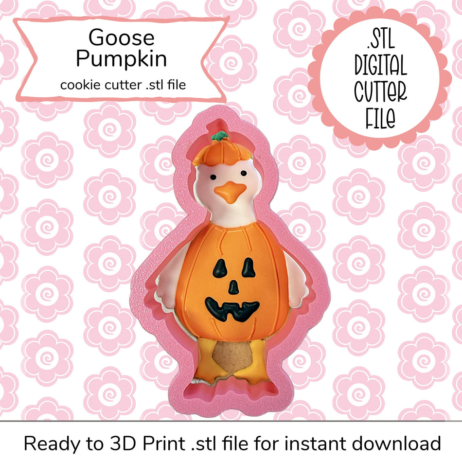 Goose Pumpkin Cutter STL File (digital file)