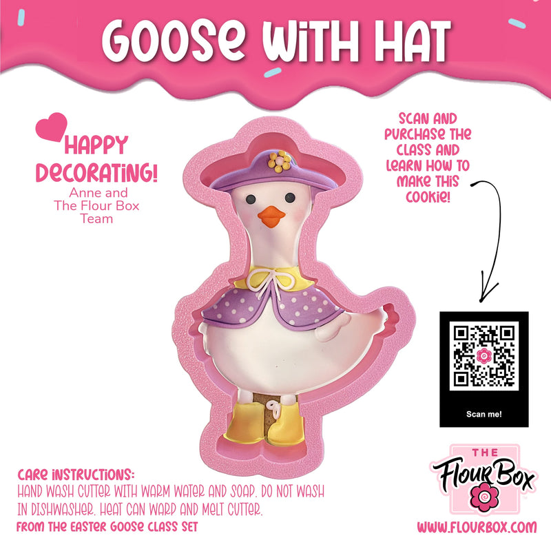 Goose with Hat Cookie Cutter
