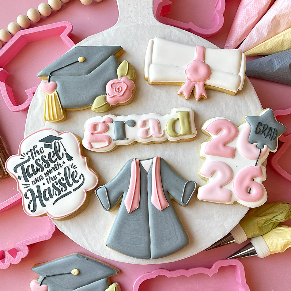 The Tassel was Worth the Hassle Stencil
