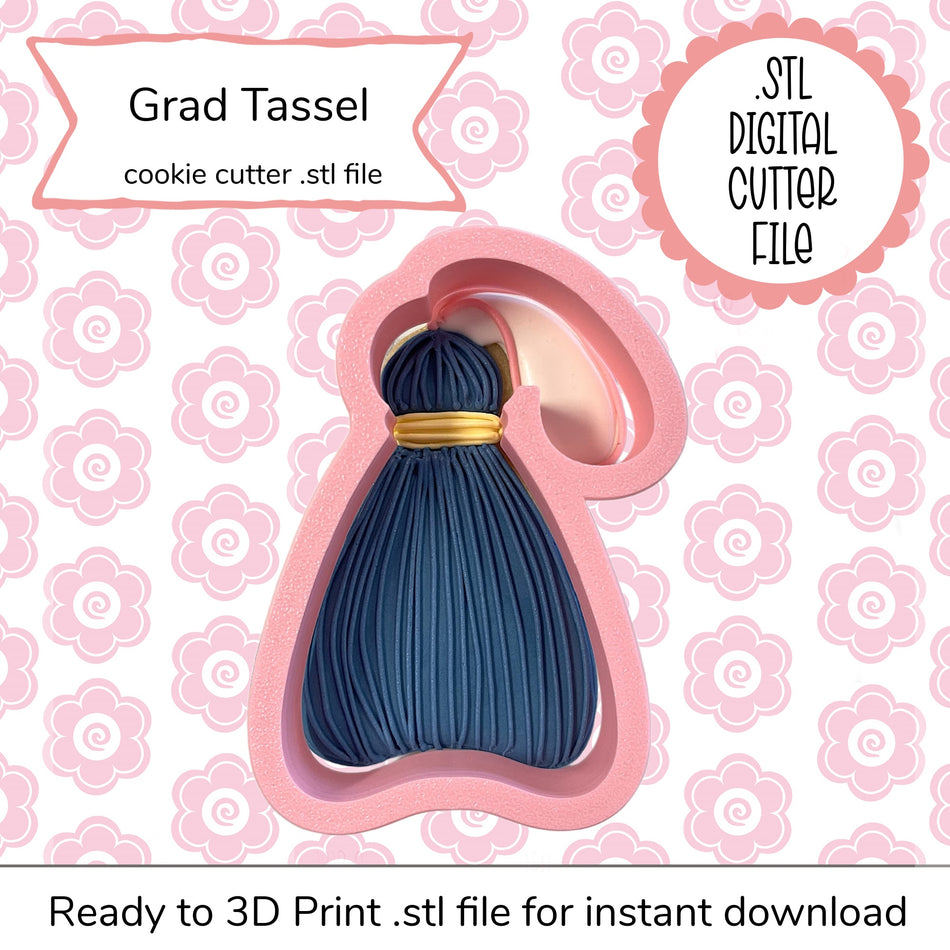 Grad Tassel Cutter STL File (digital file)
