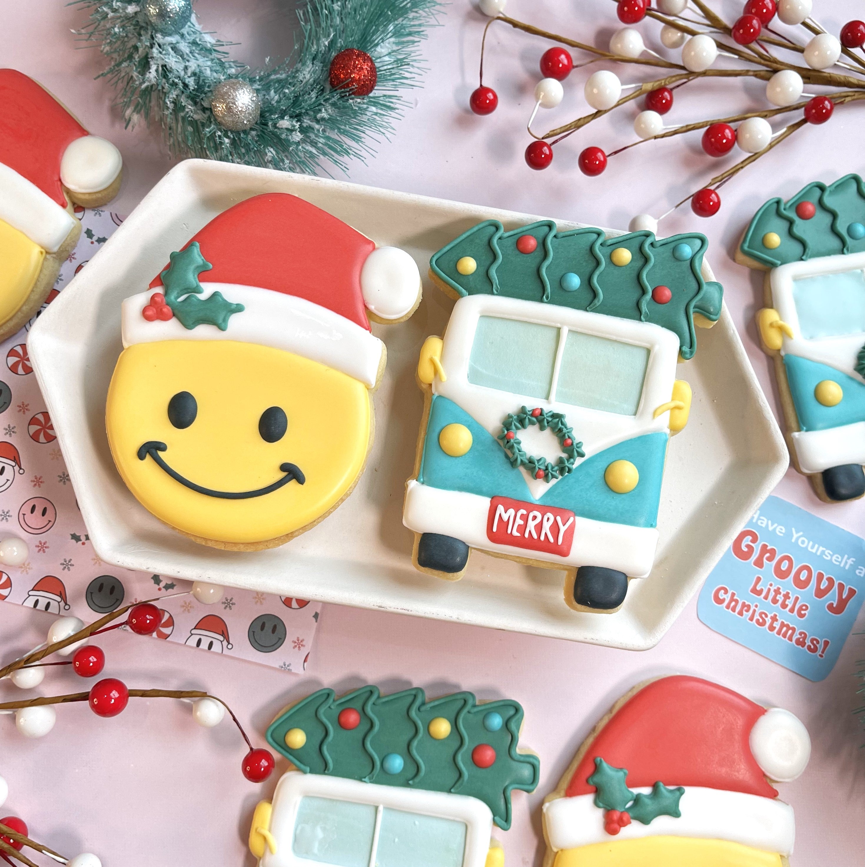 Bus with Tree Cookie Cutter
