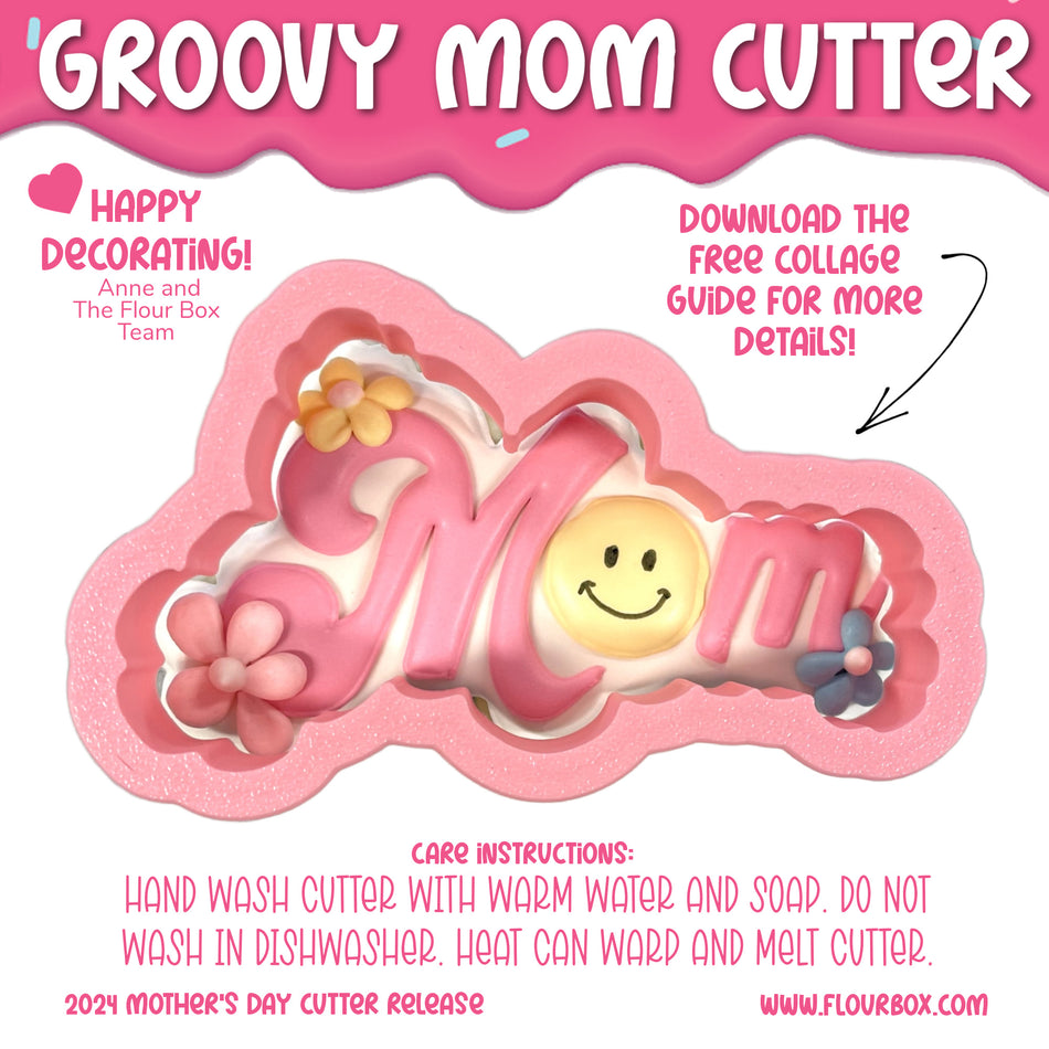 Groovy Mom Cookie Cutter - Image 3 of 7