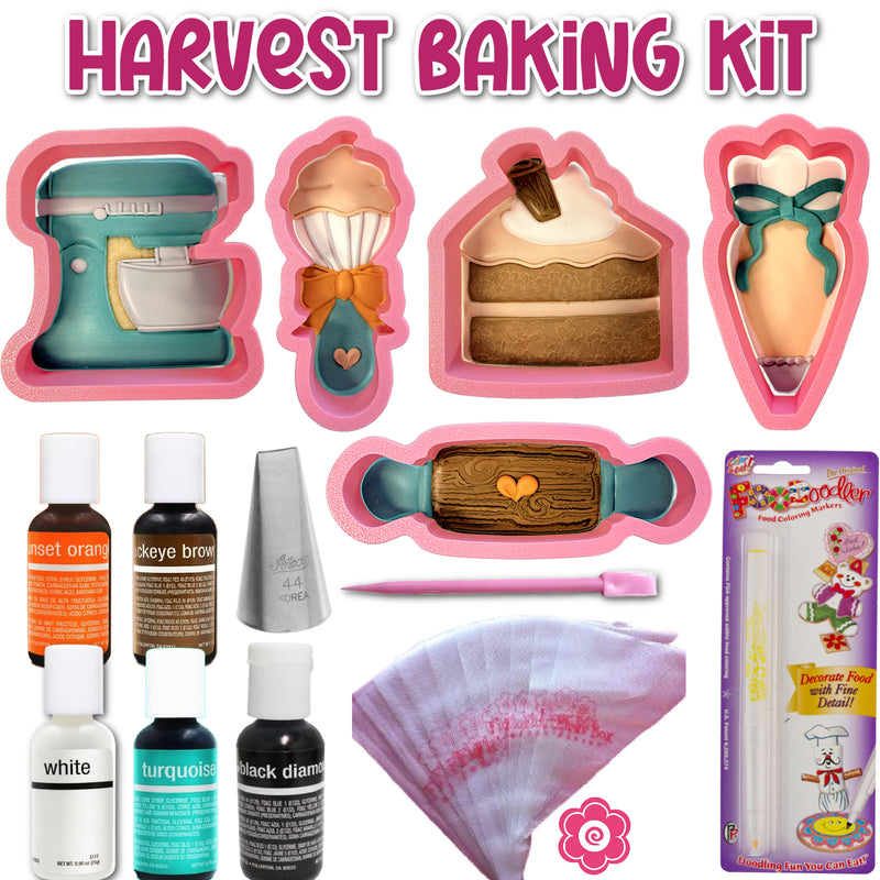 Harvest Baking Cookie Decorating Kit