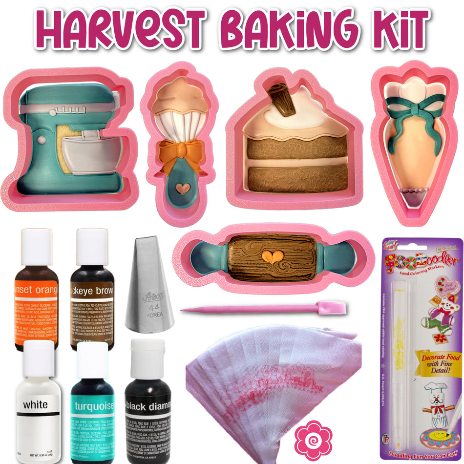 Harvest Baking Cookie Decorating Kit