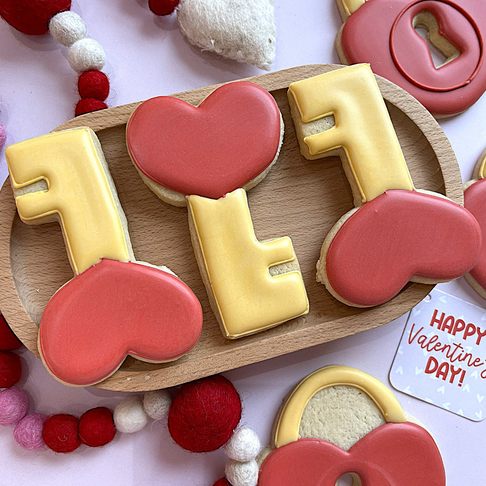 Heart Key Cookie Cutter
