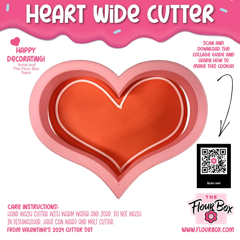 Heart Wide Cookie Cutter