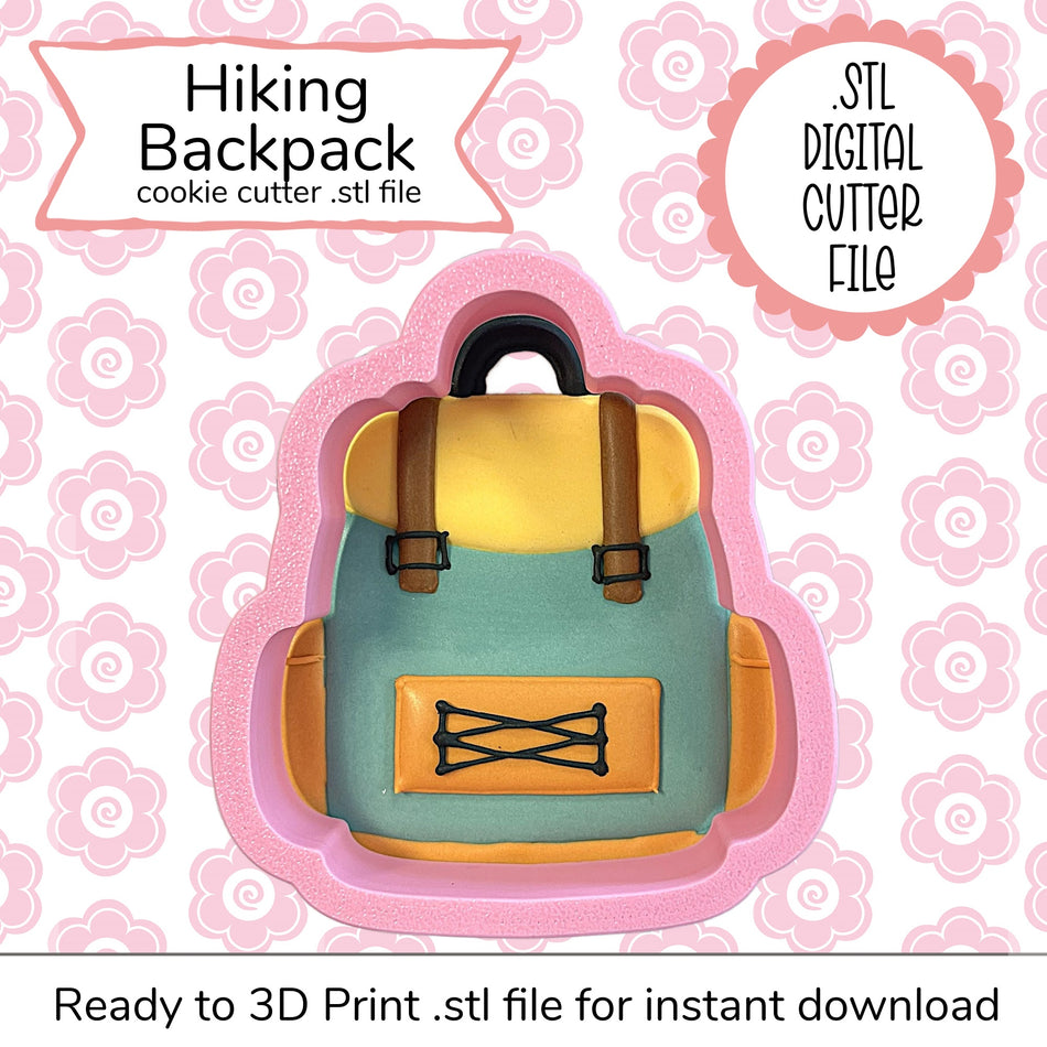 Hiking Backpack Cutter STL File (digital file)