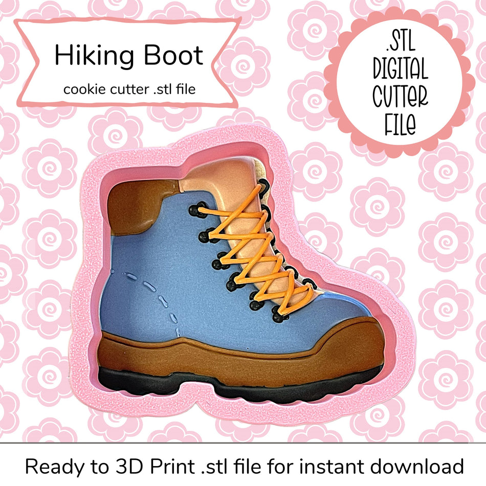 Hiking Boot Cutter STL File (digital file)