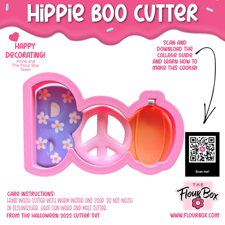 Hippie BOO Cookie Cutter