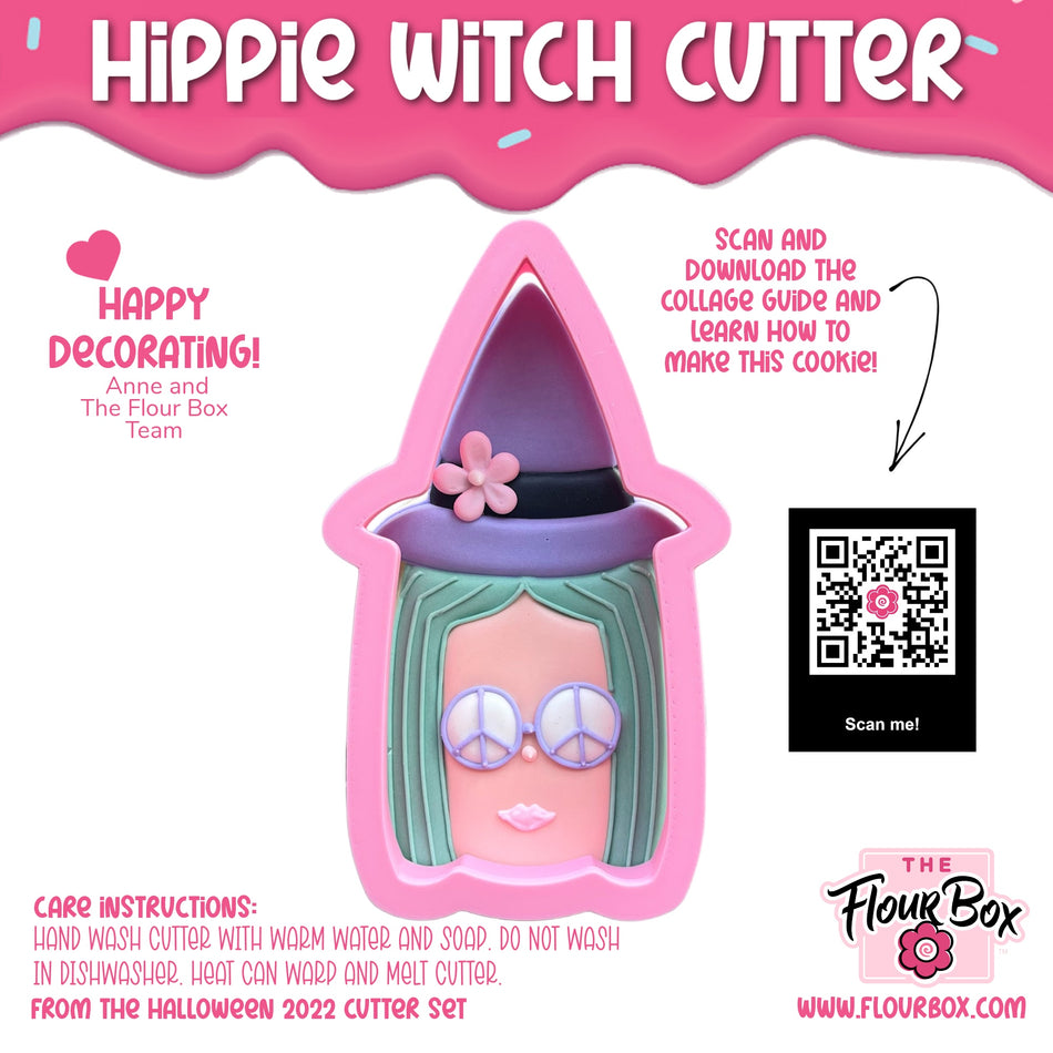 Hippie Witch Cookie Cutter