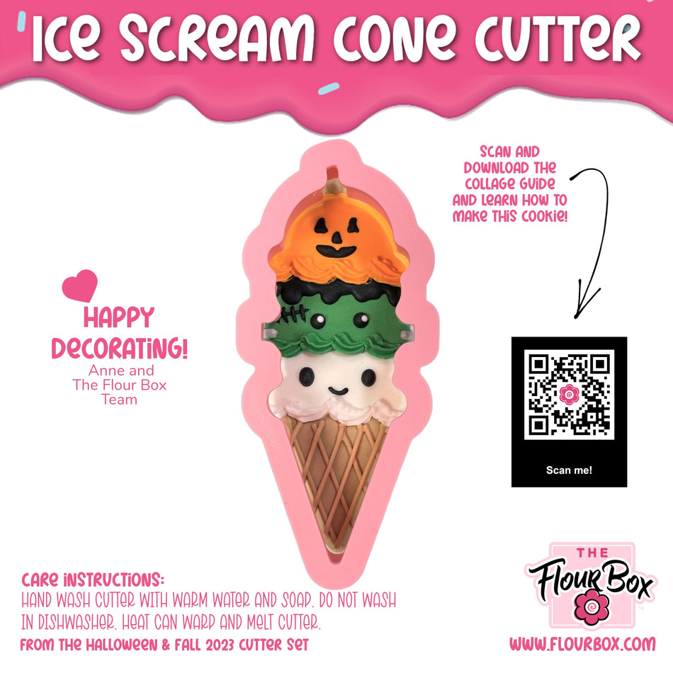 Ice Scream Cone Cookie Cutter