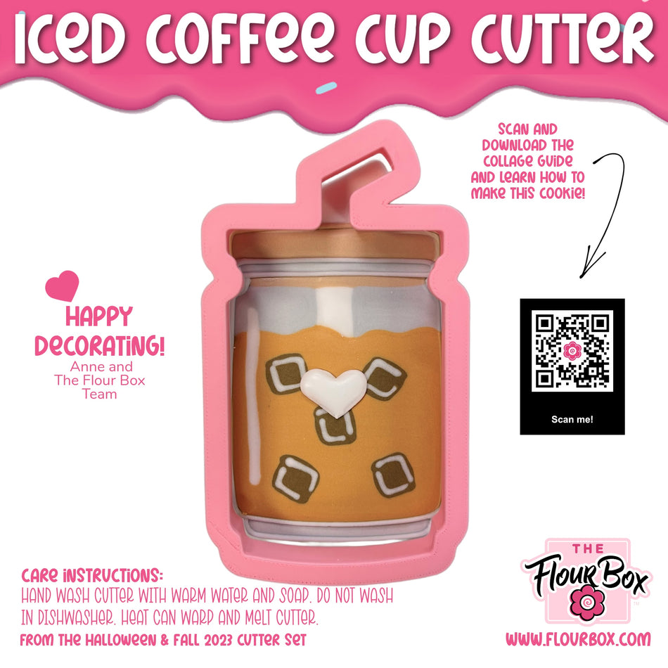 Iced Coffee Cup Cookie Cutter