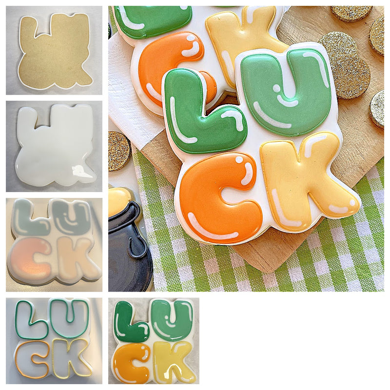 L-U-C-K Cookie Cutter