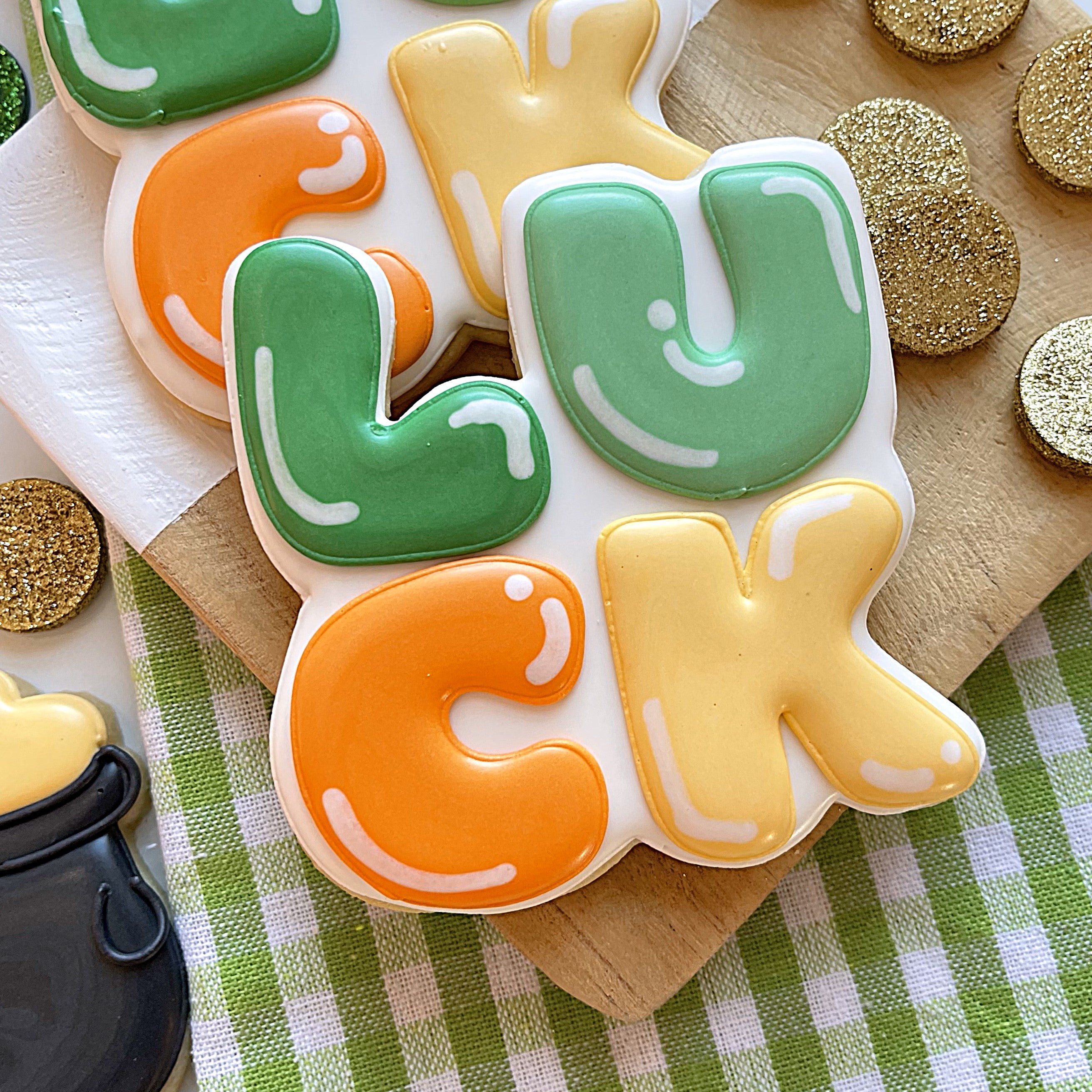 L-U-C-K Cookie Cutter