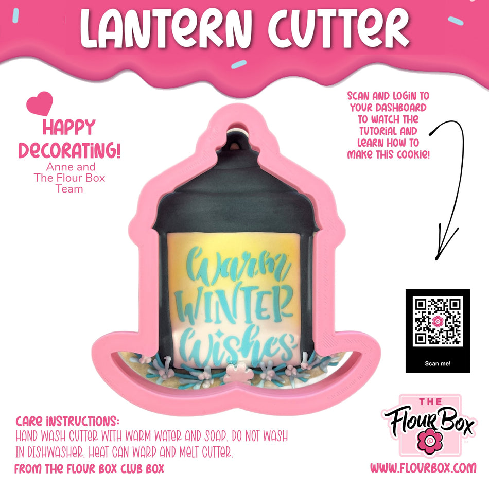 Lantern Flour Box Club Cookie Cutter