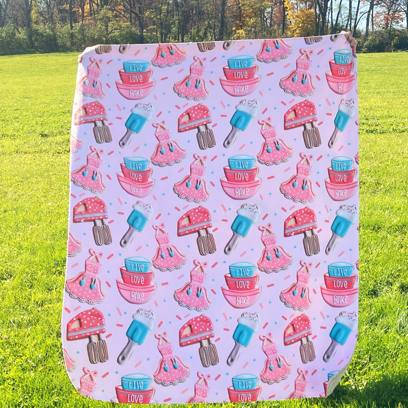 Baking Sherpa Blanket LARGE (50" x 60")
