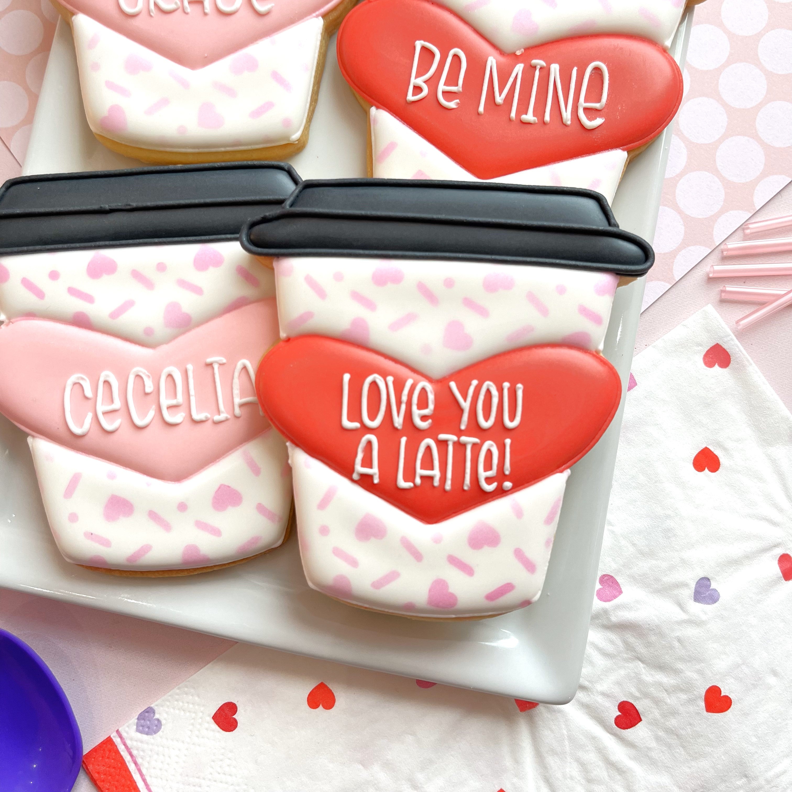 Latte Heart Cookie Cutter BUNDLE