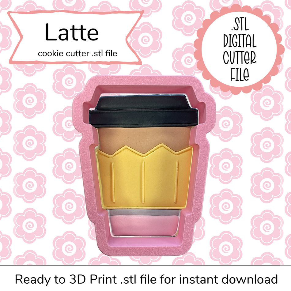Latte Cutter STL File (digital file)