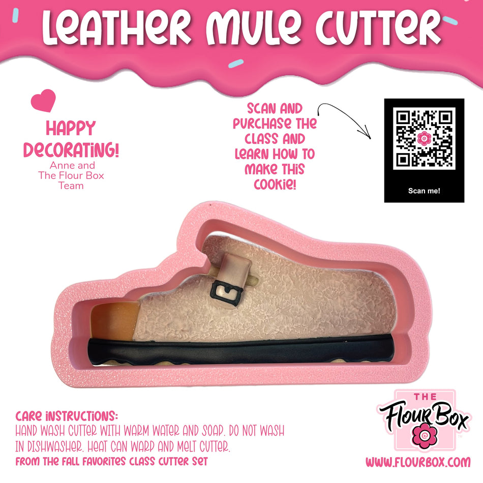 Leather Mule Cookie Cutter