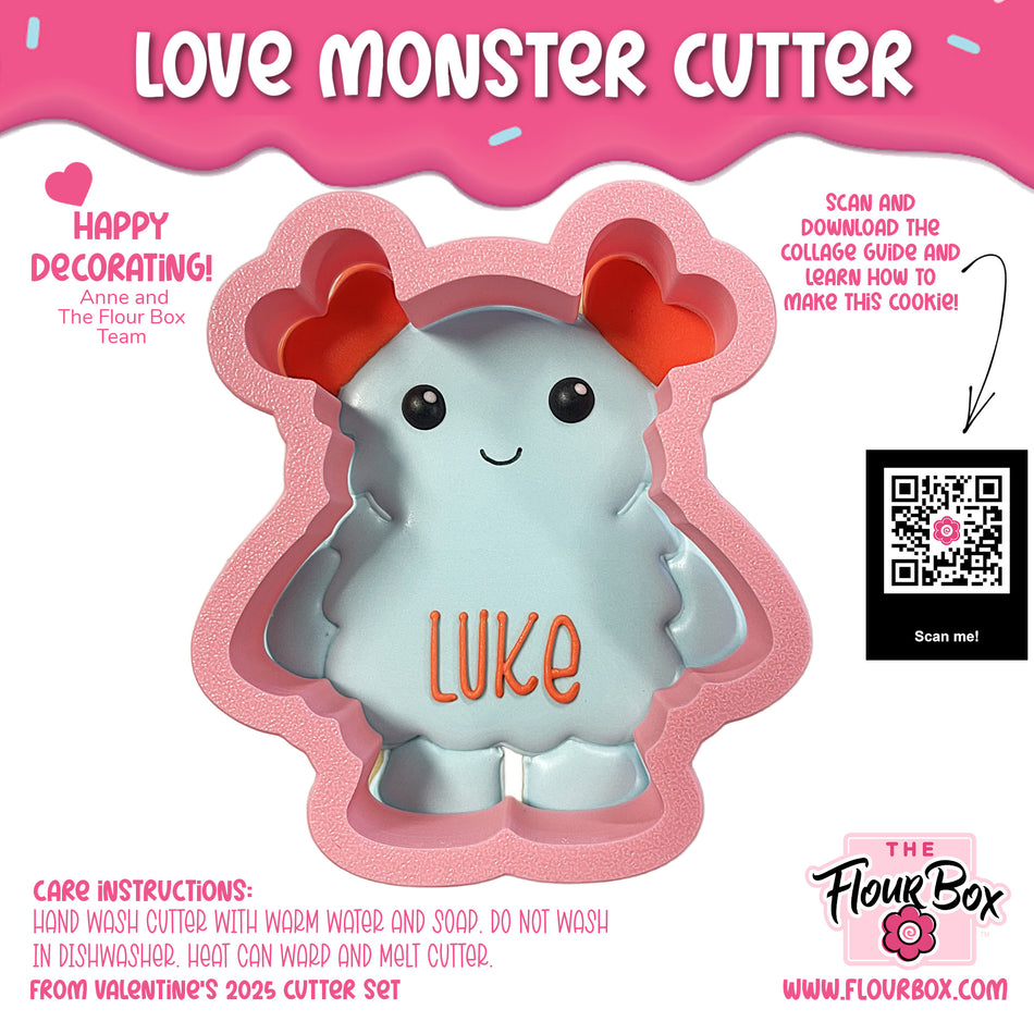 Love Monster Cookie Cutter - Image 3 of 4